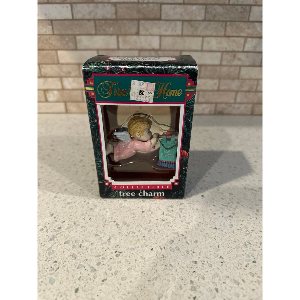 trim a home collectible tree charm angel nib g1
